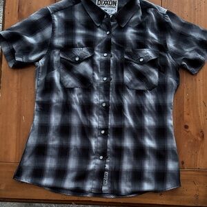 DIXXON Monochrome Plaid Men's Shirt